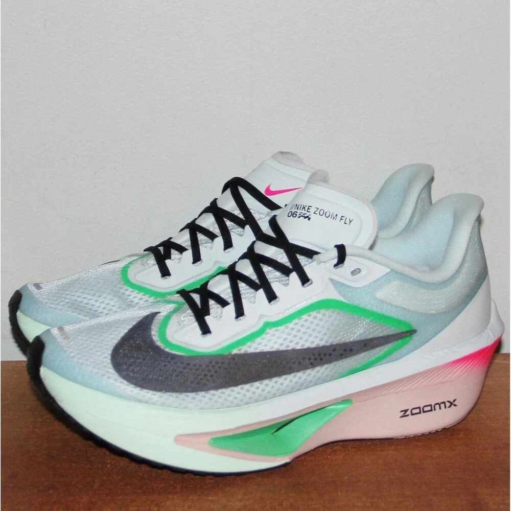 Nike Zoom Fly 6 Running Shoes Women 9 Glacier Ice Hyper Pink